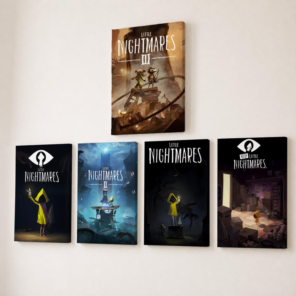 Canvas Wrap Ready - Cuadro de Anime L-Little Nightmares, Caligrafía,