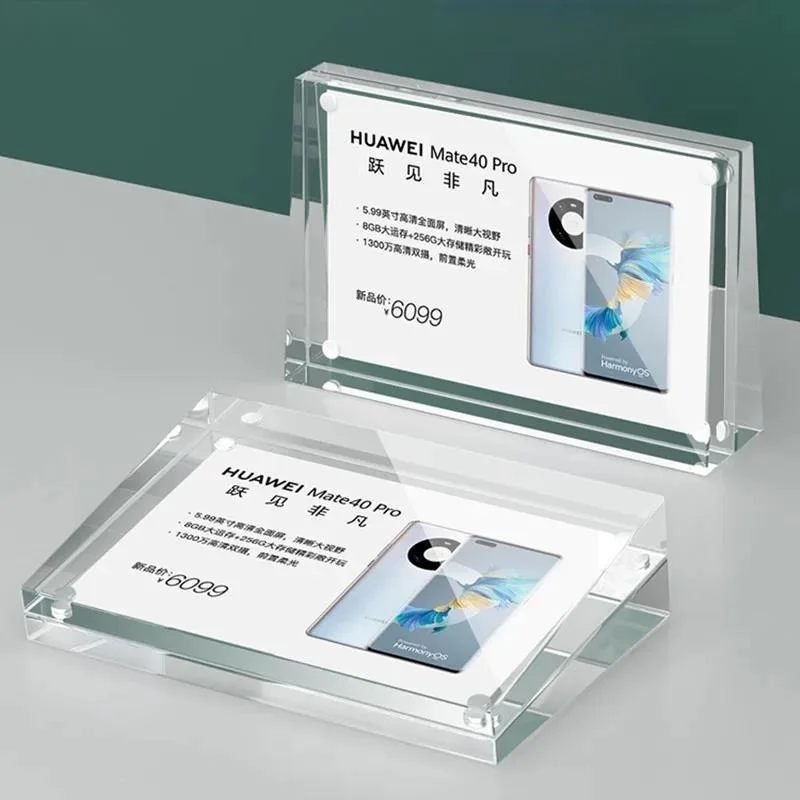Photo Acrylic Block - 2 piezas de marcos de fotos