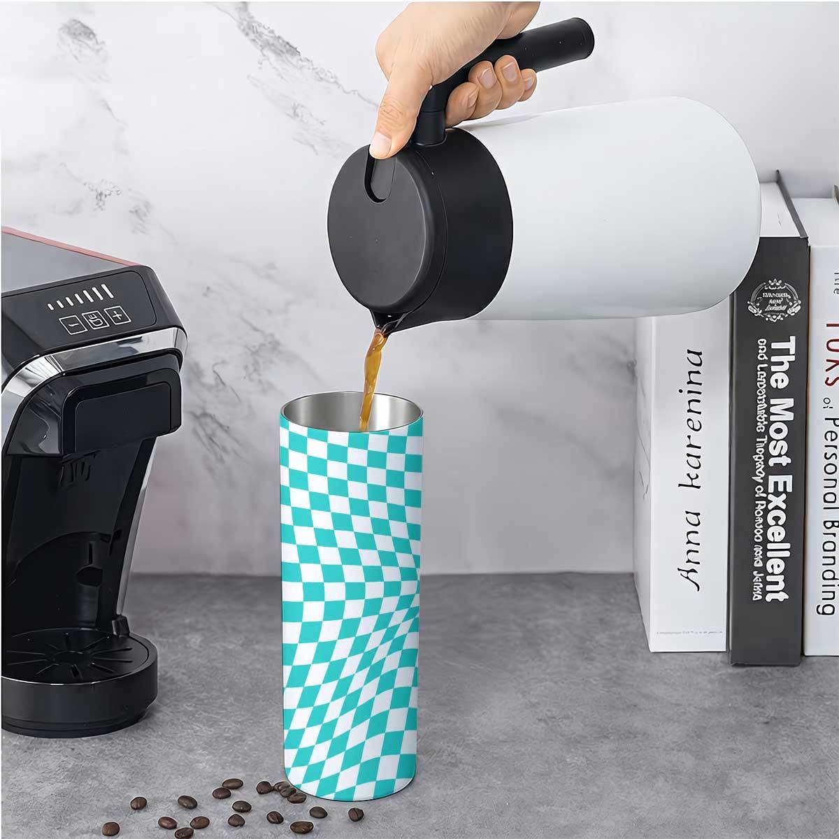 1 vaso térmico de acero inoxid - Tumbler 20Oz White reseña y precio
