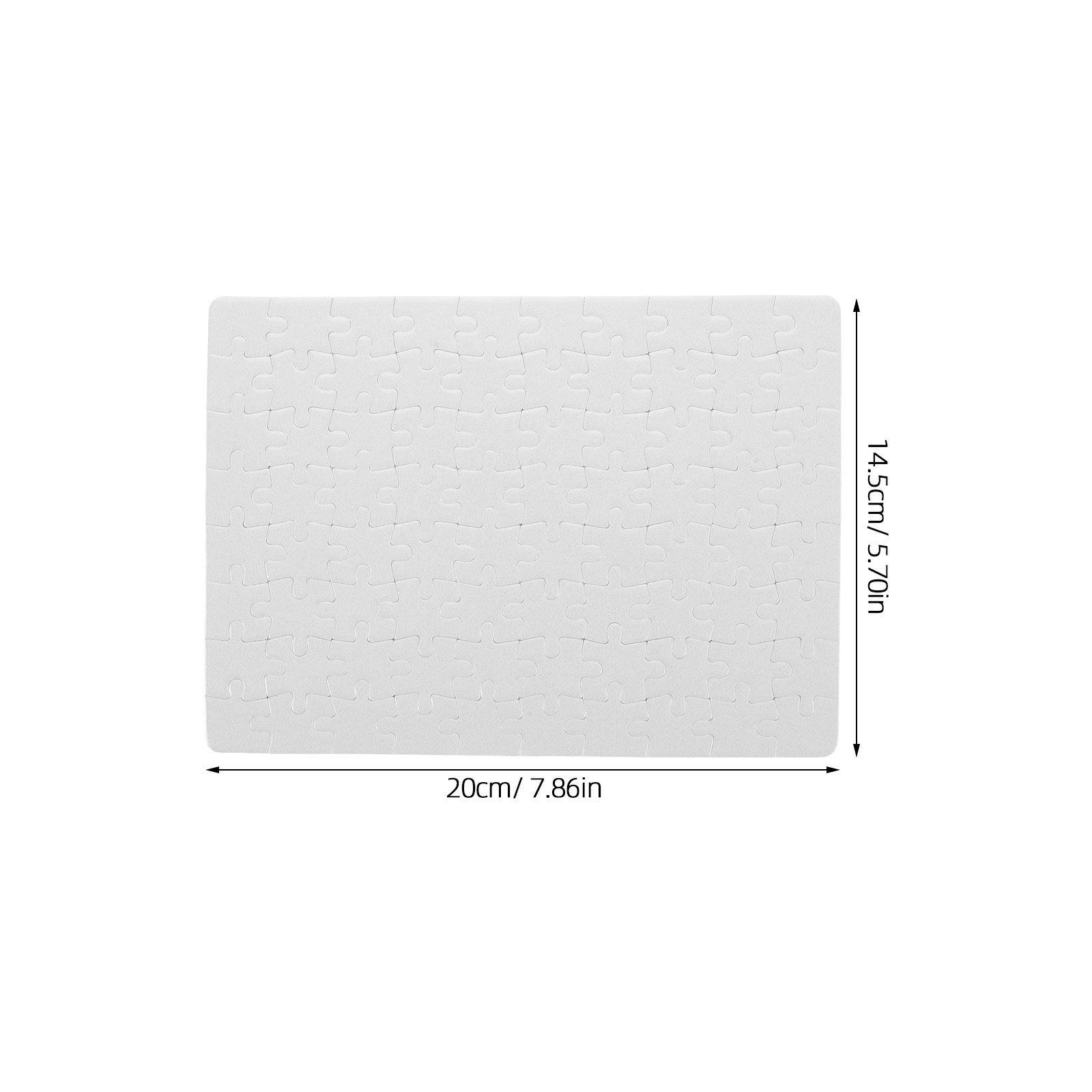 4 Hojas de Rompecabezas en Bla - Puzzle Blank White reseña y precio