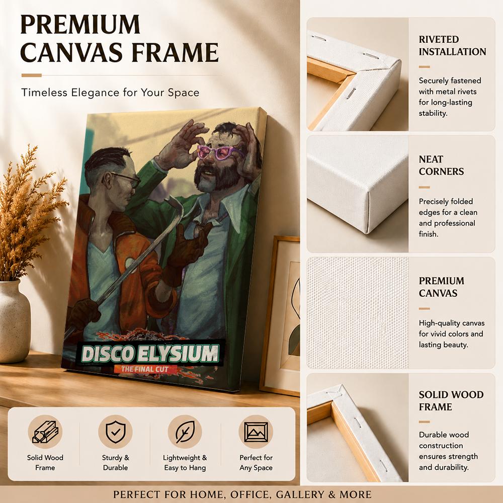 D-Disco Elysium, Cuadro de Vid - Canvas Wrap Ready reseña y precio