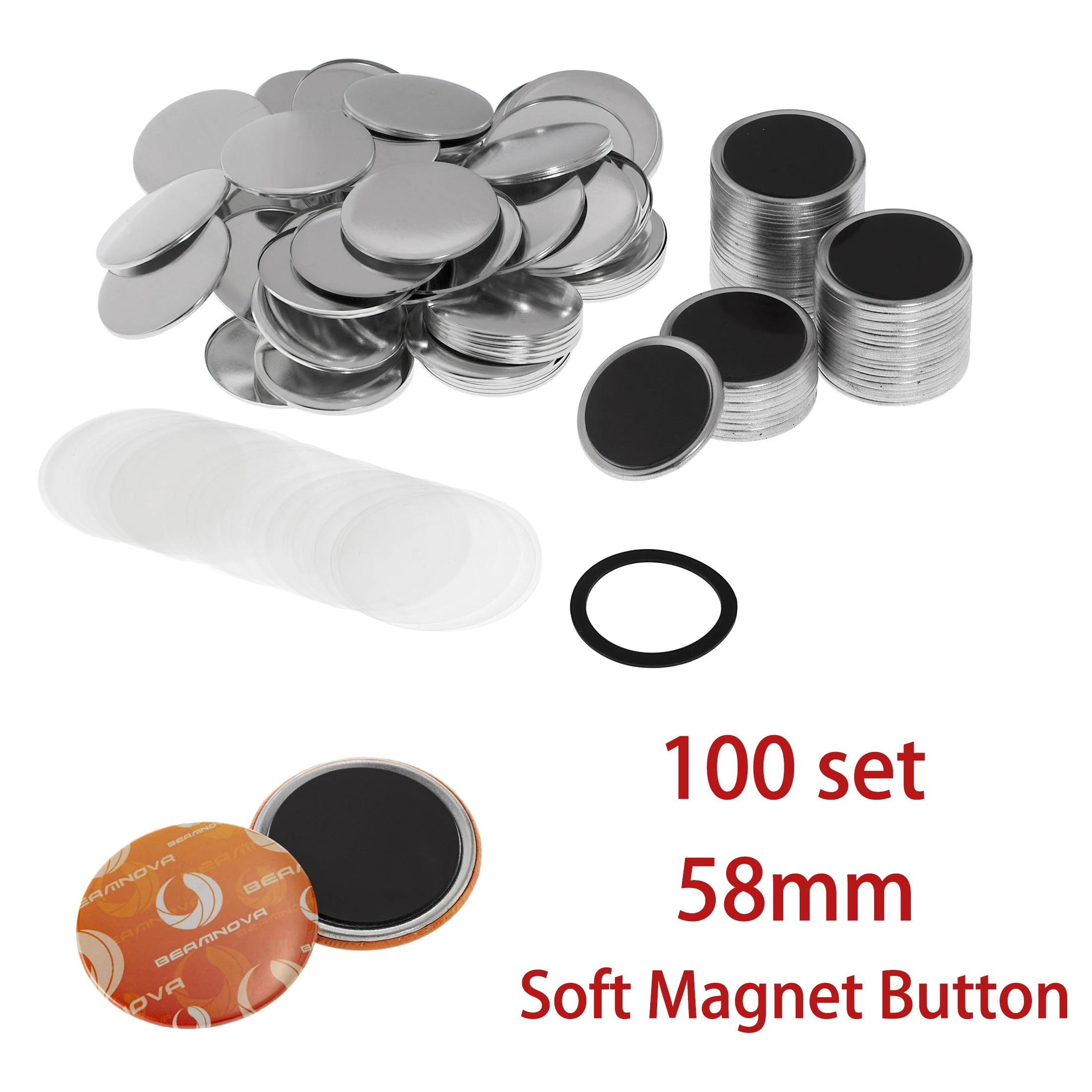 100 juegos de materiales para  - Button Badge Blank reseña y precio