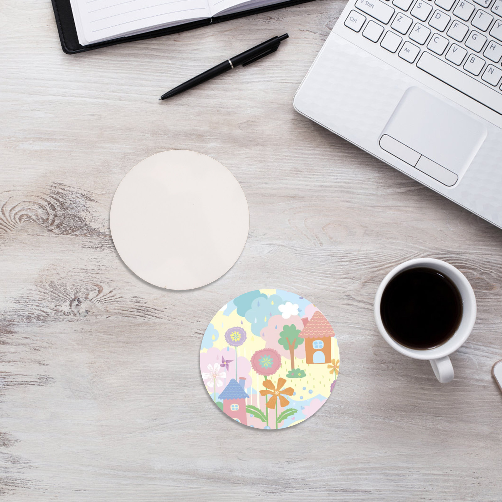 10 posavasos de madera para su - Coaster Sublimation Blank reseña y precio