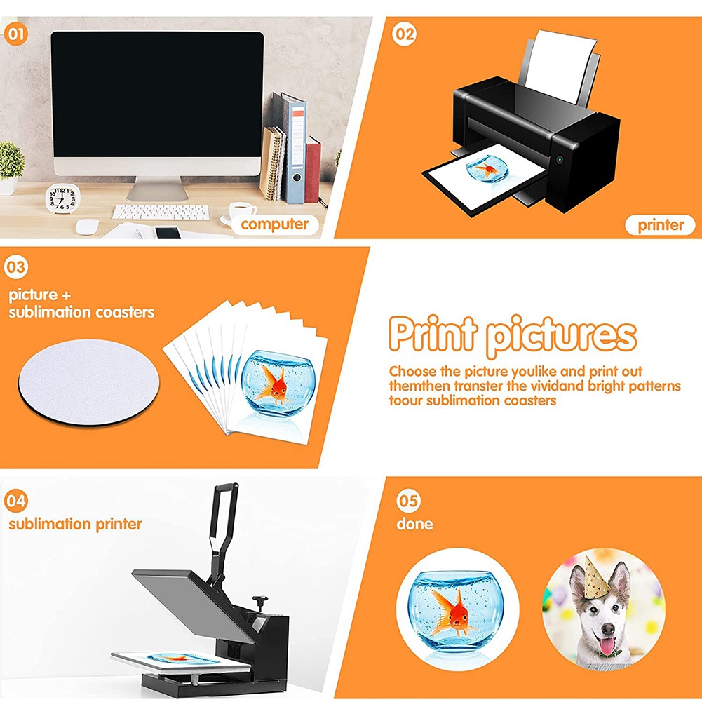 ¡WSFS! Posavasos redondo de su - Coaster Sublimation Blank reseña y precio